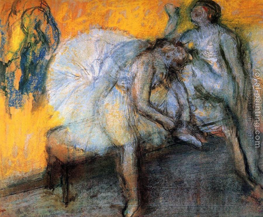 Edgar Degas : Two Dancers Resting